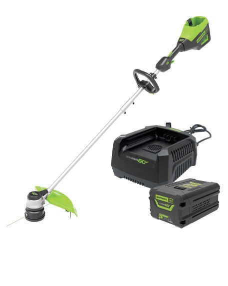 60V 4.0Ah 40cm Straight Shaft String Trimmer Kit - Shed City