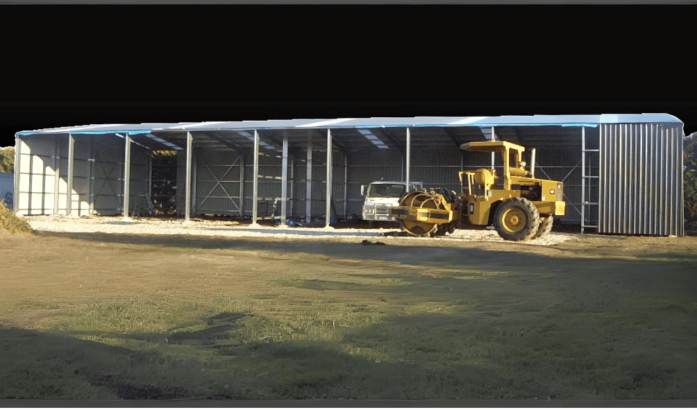 Combination Shed Hay Machinery & Farm Equipment