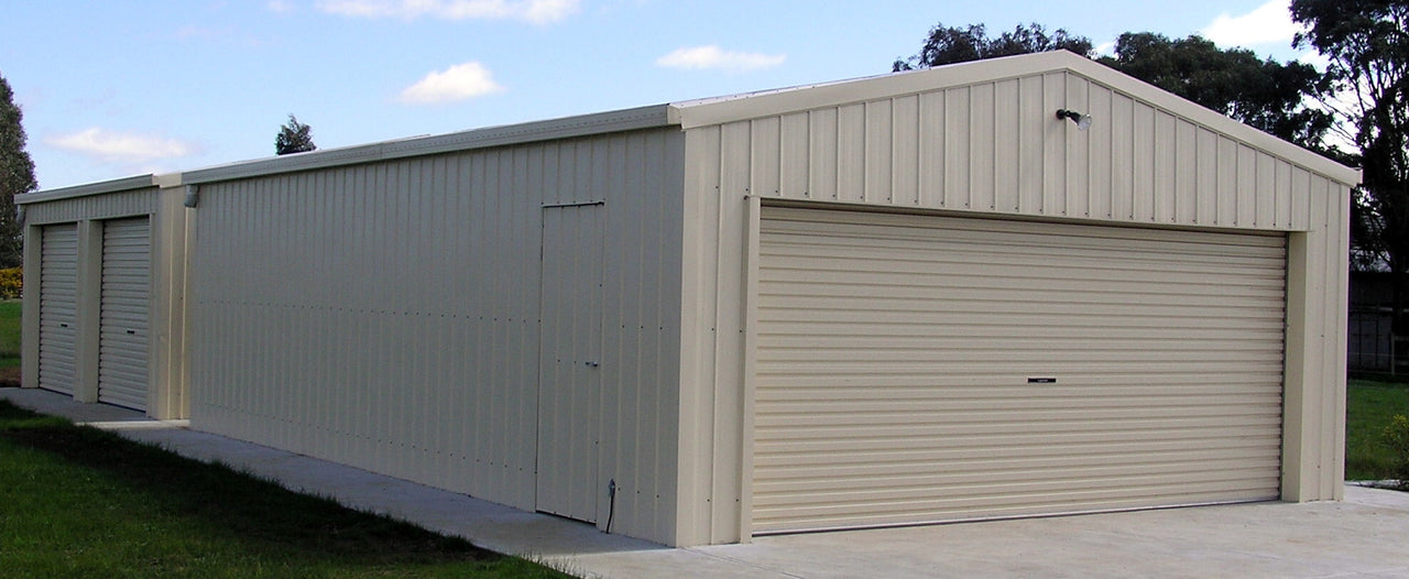Garages All Smooth Cream One with 5m Roller in Gable One with 2 Rollers on side.jpg__PID:12a0f7fd-805b-4e34-894f-2e0aea554705