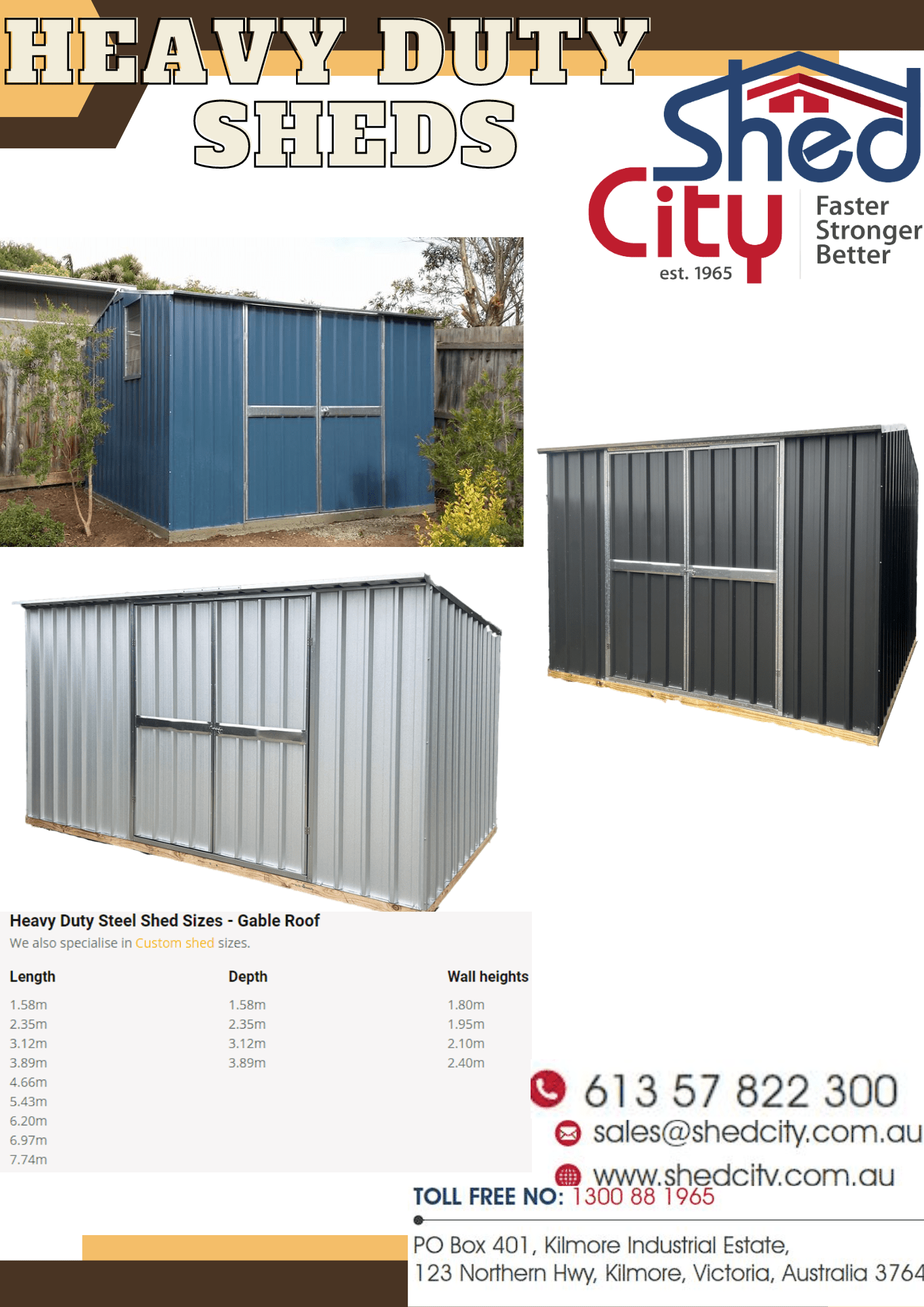 Garden Shed pre-assembled panel Sheds