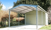 Thumbnail for Garage | Garaport 6mW Gable x 12mL x 2.8mH - Shed City