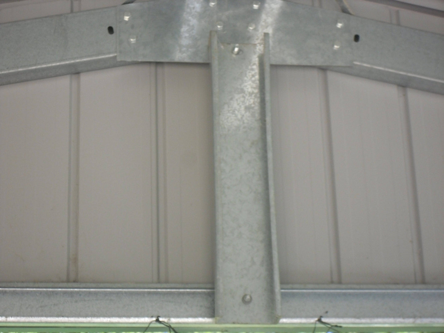 Gable Carport Front inside
