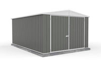 Thumbnail for Absco 3.00mW x 4.48mD x 2.06mH Double Door Utility Shed - Woodland Grey - Shed City