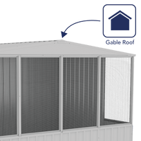 Thumbnail for Absco Chicken Coop 3.00mW x 2.22mD x 2.06mH Zincalume - Shed City