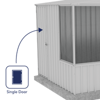 Thumbnail for Absco Chicken Coop 3.00mW x 2.22mD x 2.06mH Zincalume - Shed City