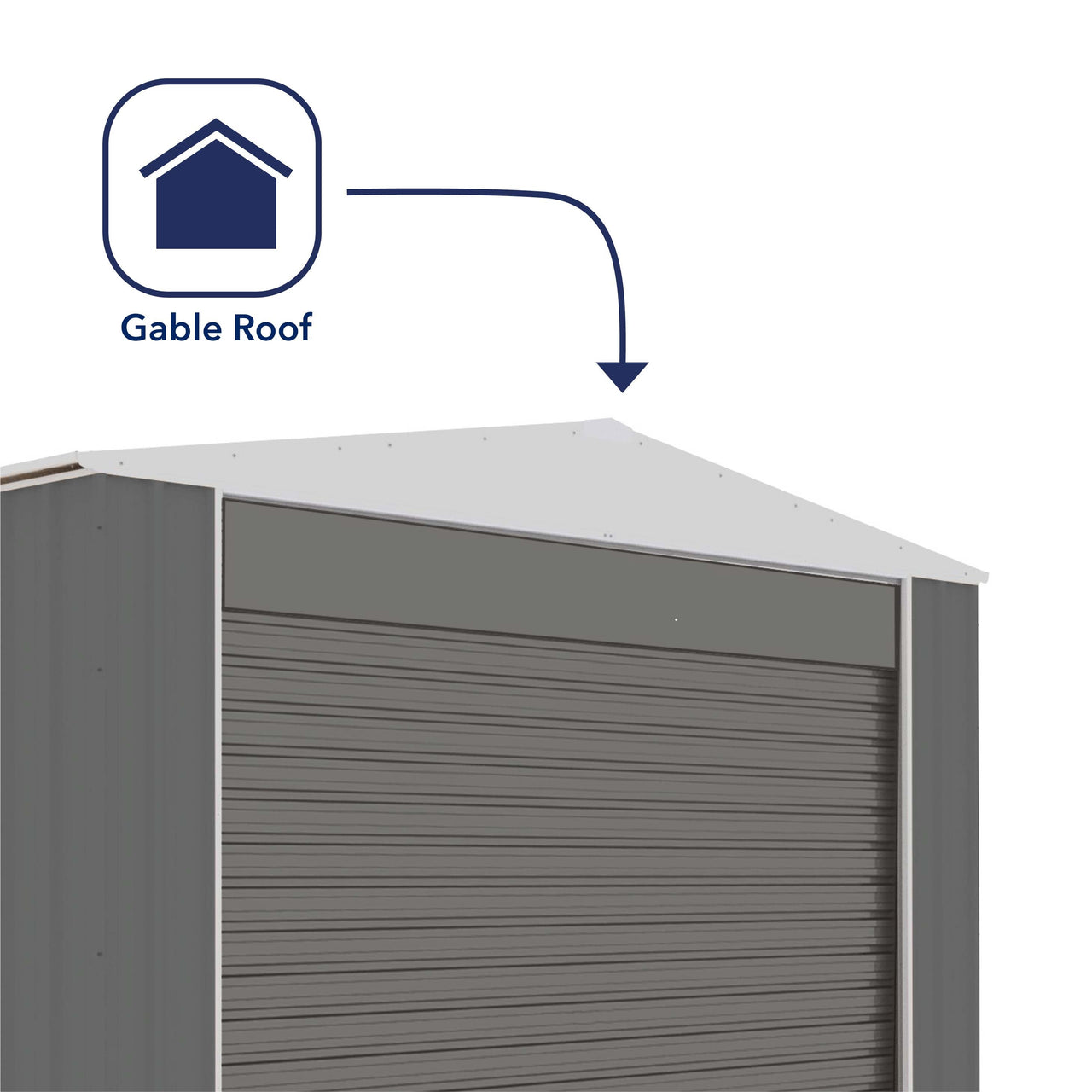Absco 3.00mW x 3.00mD x 2.30mH Bush Ranger Garage with Roller Shutter Door - Woodland Grey - Shed City