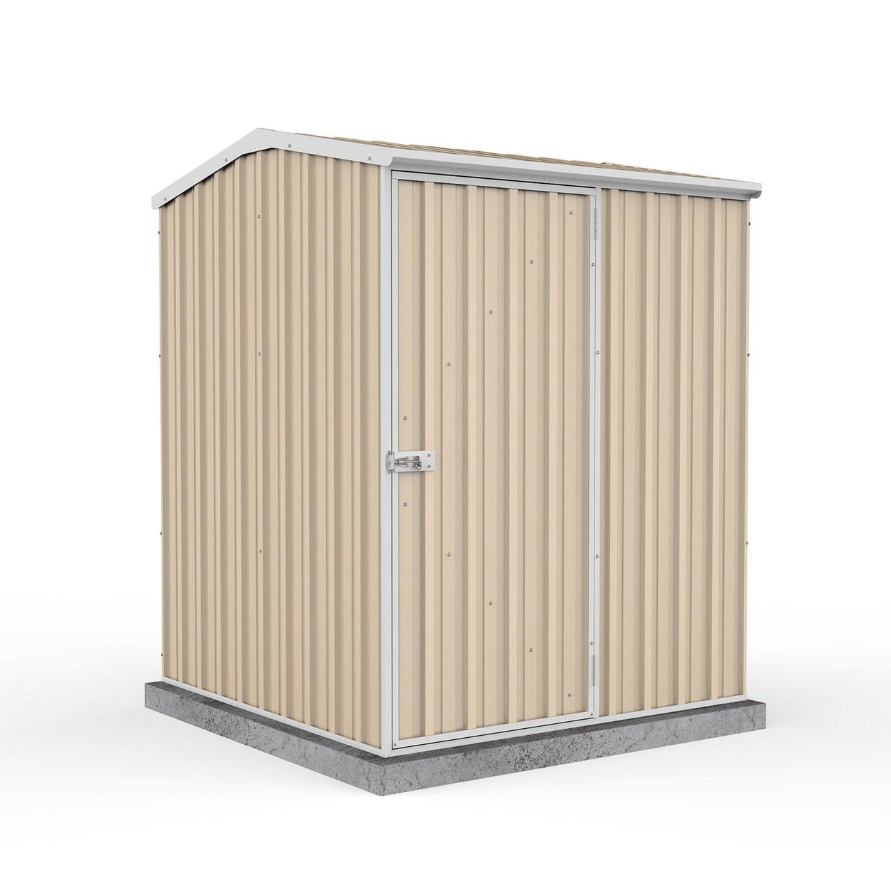 Absco Premier Garden Shed 1.52x1.52 | Classic Cream - Shed City
