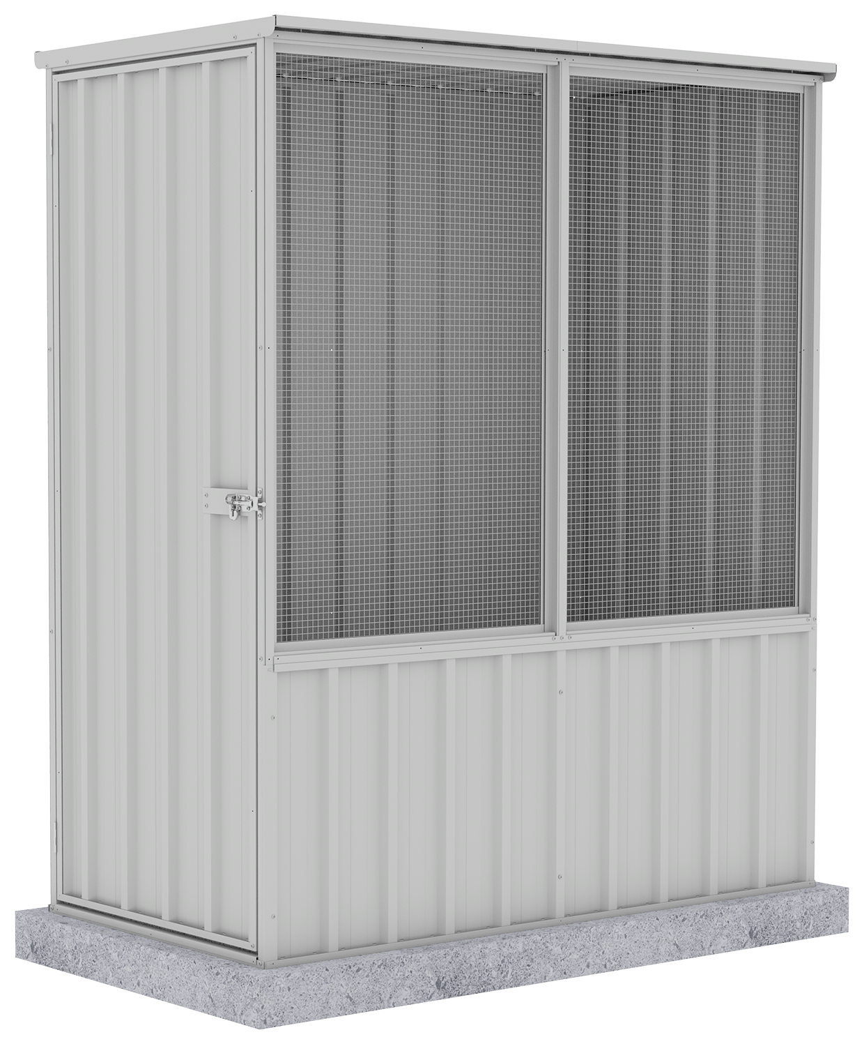 Absco Chicken Coop 1.52mW x 0.78mD x 1.80mH Zincalume - Shed City