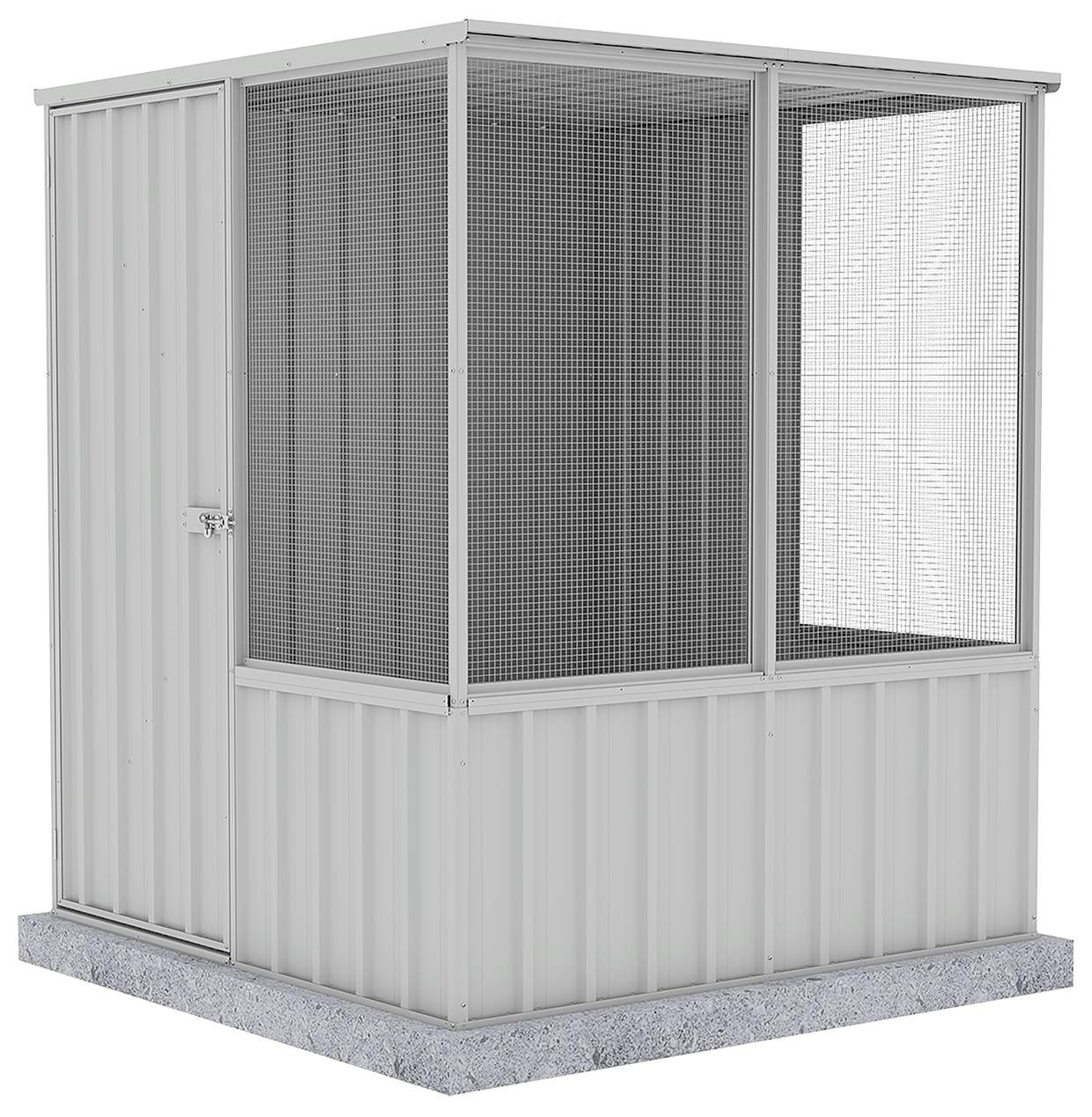 Absco Chicken Coop 1.52mW x 1.52mD x 1.80mH Zincalume - Shed City