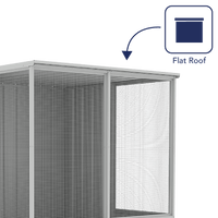 Thumbnail for Absco Chicken Coop 1.52mW x 1.52mD x 1.80mH Zincalume - Shed City