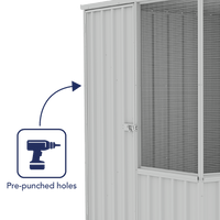 Thumbnail for Absco Chicken Coop 1.52mW x 1.52mD x 1.80mH Zincalume - Shed City