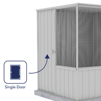 Thumbnail for Absco Chicken Coop 1.52mW x 1.52mD x 1.80mH Zincalume - Shed City