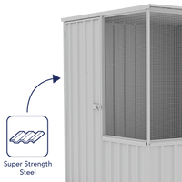 Thumbnail for Absco Chicken Coop 1.52mW x 1.52mD x 1.80mH Zincalume - Shed City