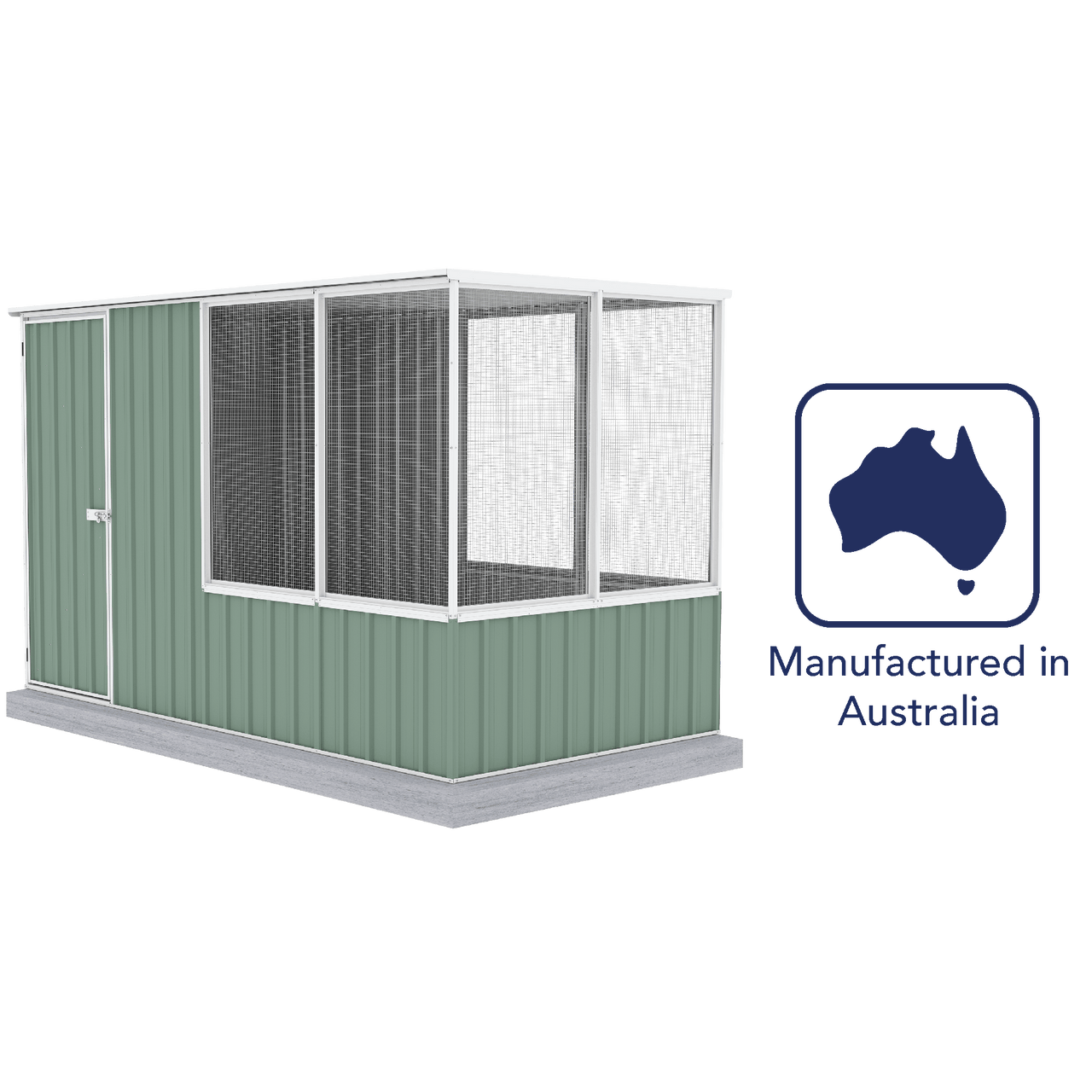 Absco Chicken Coop 1.52mW x 2.96mD x 1.80mH - Shed City