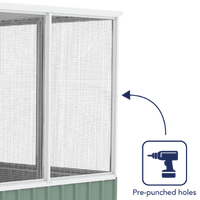 Thumbnail for Absco Chicken Coop 1.52mW x 2.96mD x 1.80mH - Shed City
