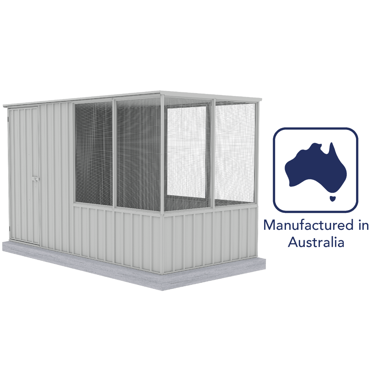 Absco Chicken Coop 1.52mW x 2.96mD x 1.80mH - Shed City