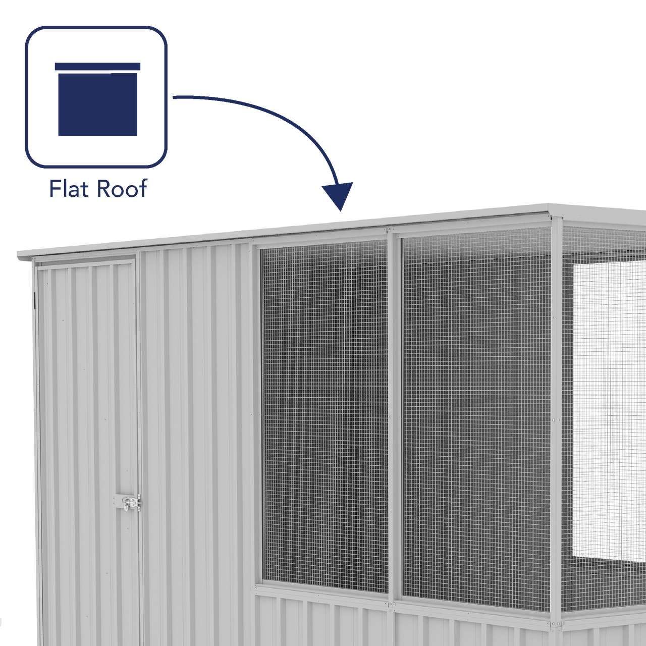 Absco Chicken Coop 1.52mW x 2.96mD x 1.80mH - Shed City