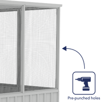Thumbnail for Absco Chicken Coop 1.52mW x 2.96mD x 1.80mH - Shed City