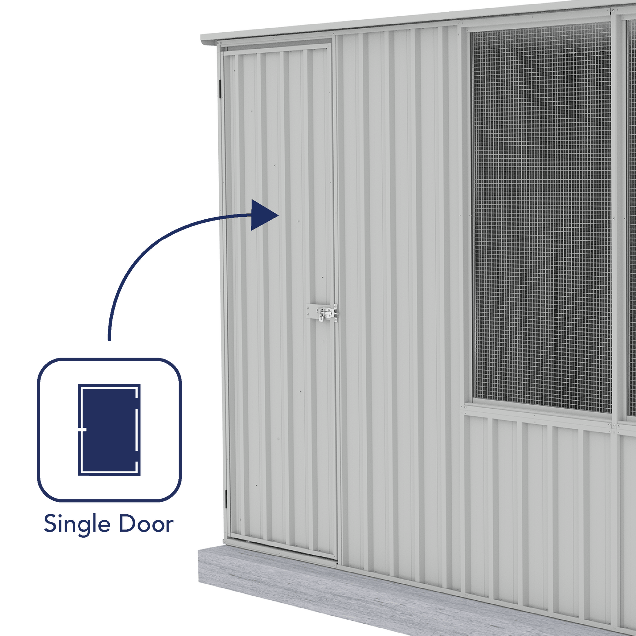 Absco Chicken Coop 1.52mW x 2.96mD x 1.80mH - Shed City