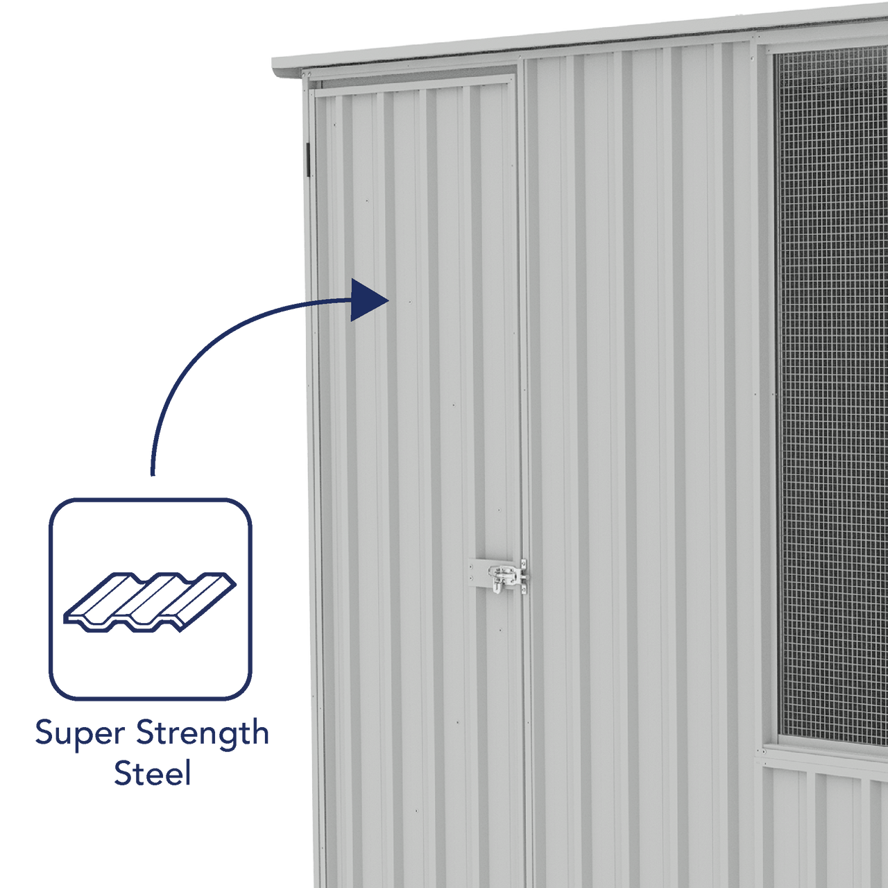 Absco Chicken Coop 1.52mW x 2.96mD x 1.80mH - Shed City