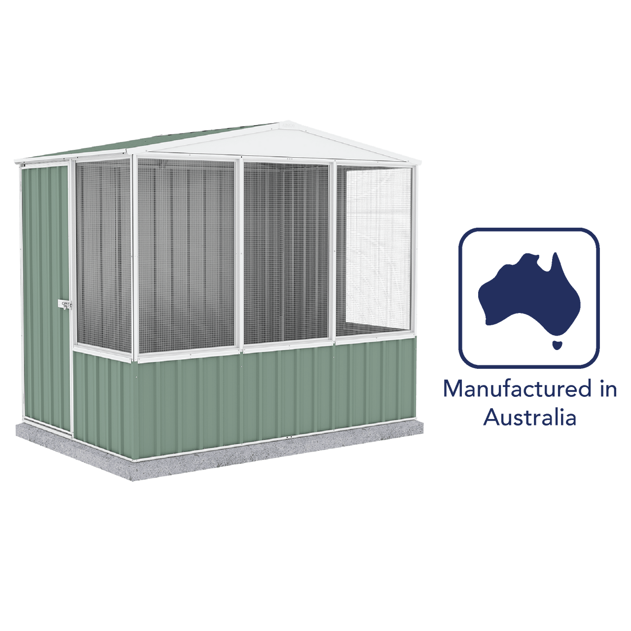 Absco Chicken Coop 2.26mW x 1.52mD x 2.00mH - Shed City