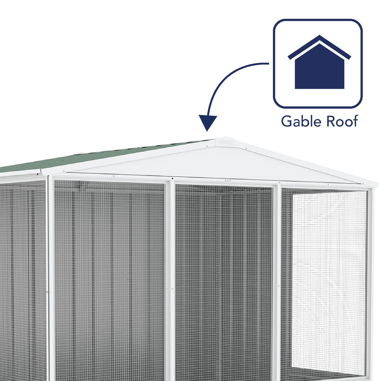 Absco Chicken Coop 2.26mW x 1.52mD x 2.00mH - Shed City