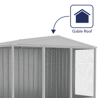 Thumbnail for Absco Chicken Coop 2.26mW x 1.52mD x 2.00mH Zincalume - Shed City