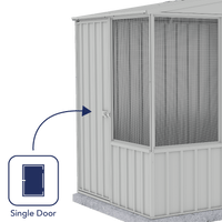 Thumbnail for Absco Chicken Coop 2.26mW x 1.52mD x 2.00mH Zincalume - Shed City