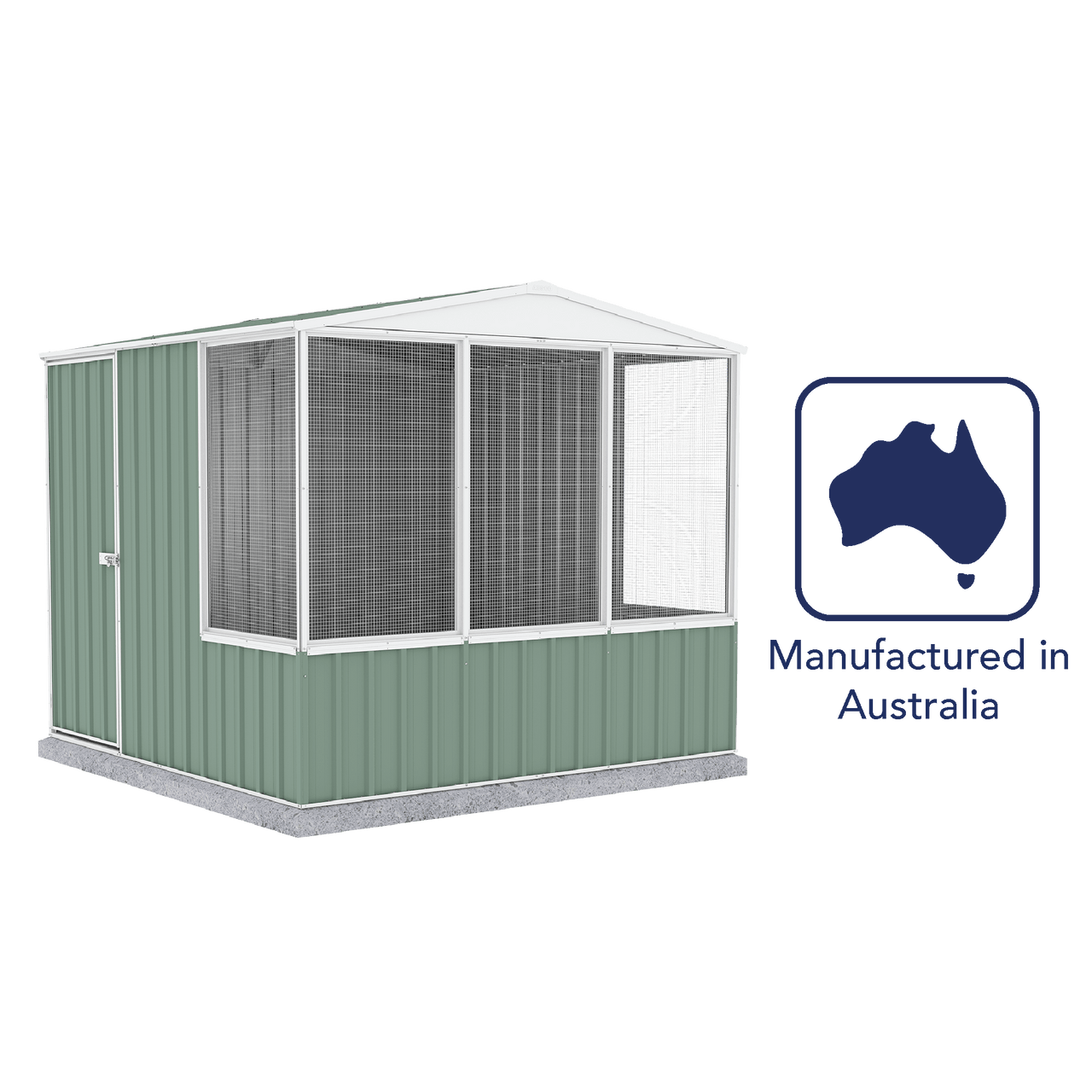 Absco Chicken Coop 2.26mW x 2.22mD x 2.00mH - Shed City