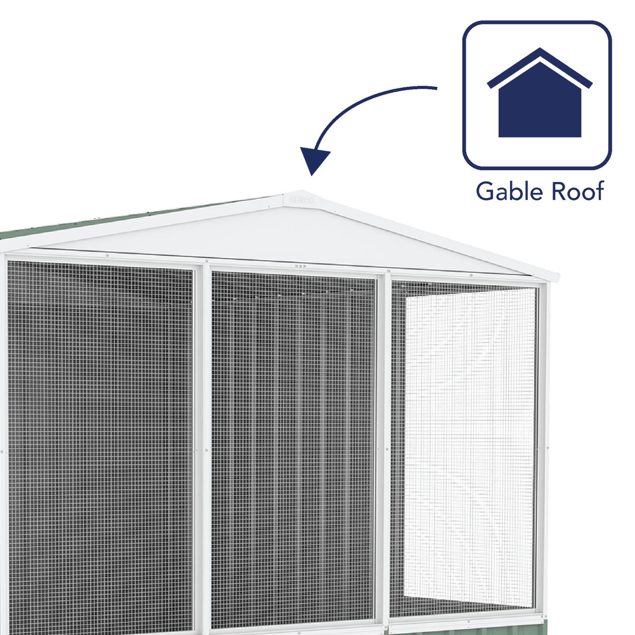Absco Chicken Coop 2.26mW x 2.22mD x 2.00mH - Shed City