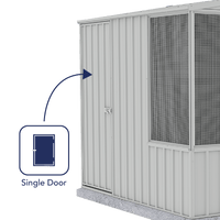 Thumbnail for Absco Chicken Coop 2.26mW x 2.22mD x 2.00mH Zincalume - Shed City