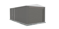 Thumbnail for Absco 3.00mW x 5.96mD x 2.30mH Highlander Garage with Roller Shutter Door - Woodland Grey - Shed City