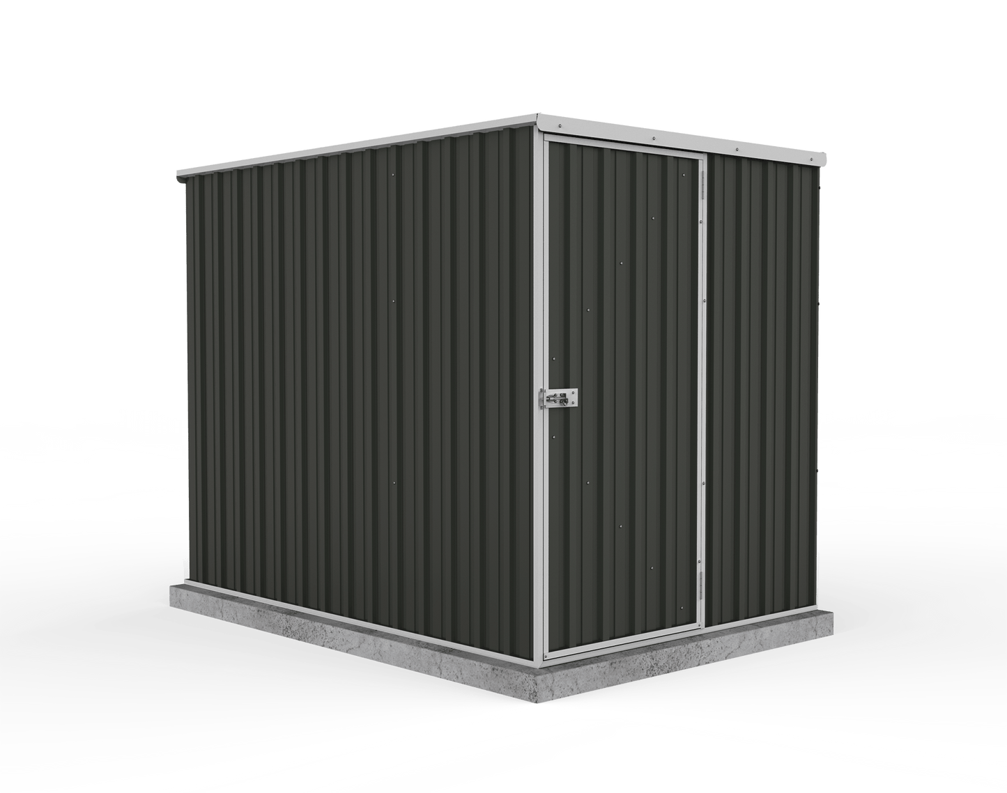 Absco 1.52mW x 2.26mD x 1.80mH Basic Garden Shed - Monument