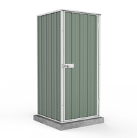 Thumbnail for Absco 0.78mW x 0.78mD x 1.80mH Ezi Storage Garden Shed - Pale Eucalypt - Shed City