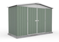 Thumbnail for Absco 3.00mW x 1.44mD x 2.06mH Regent Double Door Garden Shed - Pale Eucalypt - Shed City