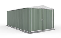 Thumbnail for Absco 3.00mW x 5.96mD x 2.30mH Double Door Highlander Garden Shed - Pale Eucalypt - Shed City