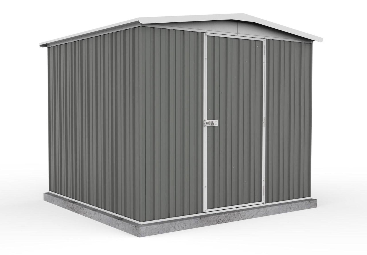 Absco 2.26mW x 2.18mD x 2.00mH Regent Single Door Garden Shed - Woodland Grey - Shed City