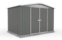 Thumbnail for Absco 3.00mW x 2.18mD x 2.06mH Regent Double Door Garden Shed - Monument - Shed City
