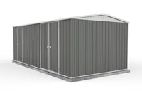 Thumbnail for Absco 5.96mW x 3.00mD x 2.30mH Three Door Highlander Garden Shed - Woodland Grey - Shed City