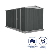 Thumbnail for Absco 4.48mW x 2.26mD x 2.00mH Double Door Workshop Shed - Monument - Shed City