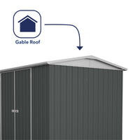 Thumbnail for Absco 4.48mW x 2.26mD x 2.00mH Double Door Workshop Shed - Monument - Shed City
