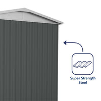 Thumbnail for Absco 4.48mW x 2.26mD x 2.00mH Double Door Workshop Shed - Monument - Shed City