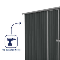 Thumbnail for Absco 4.48mW x 2.26mD x 2.00mH Double Door Workshop Shed - Monument - Shed City