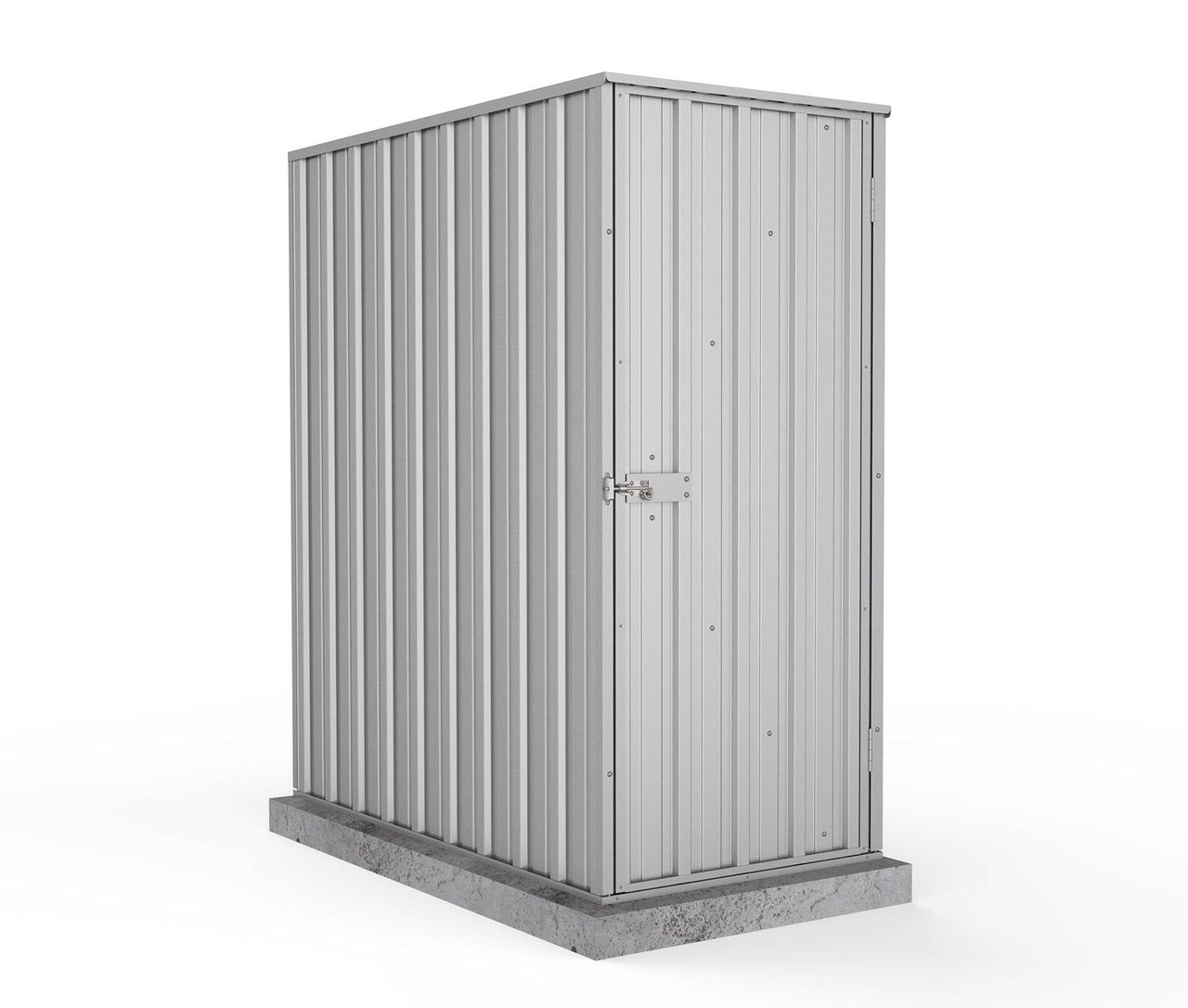 Absco 0.78mW x 1.52mD x 1.80mH Ezi Storage Garden Shed - Zincalume - Shed City