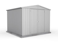 Thumbnail for Absco 3.00mW x 2.92mD x 2.30mH Double Door Highlander Garden Shed - Zincalume - Shed City