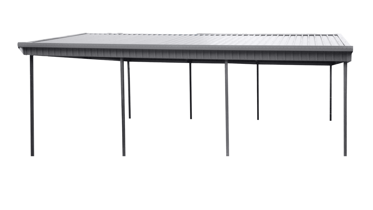 Carport with Gable Roof - 6mW Gable x 9mL x 2.5mH - Shed City