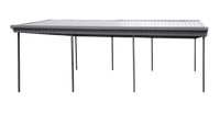Thumbnail for Carport with Gable Roof - 6mW Gable x 9mL x 2.5mH - Shed City