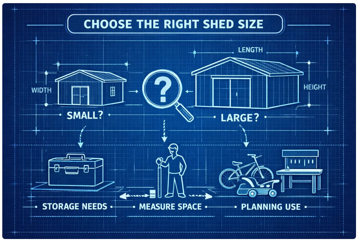 5 Tips for Selecting Your Perfect Shed Size