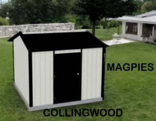 Designer - Collingwood Magpies - Sheds - Shed City