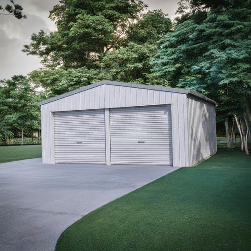 *2 Car Garage ** Special | 6mW Gable x 6mL x 2.5mH - 2 x Gable Rollers - Shed City